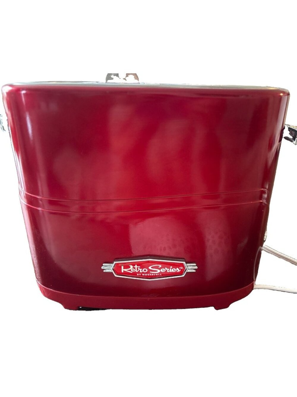 Nostalgia Red Retro Pop-Up Hot Dog Toaster - 2 Hotdogs 2 Buns, Tested & Working